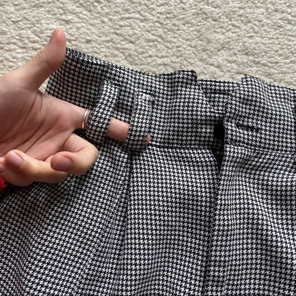 VINTAGE HOUNDSTOOTH PLEATED TROUSERS - Picture 7 of 15